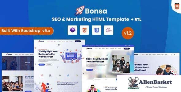 28657 Bonsa v1.02 - SEO & Marketing Company HTML Template 