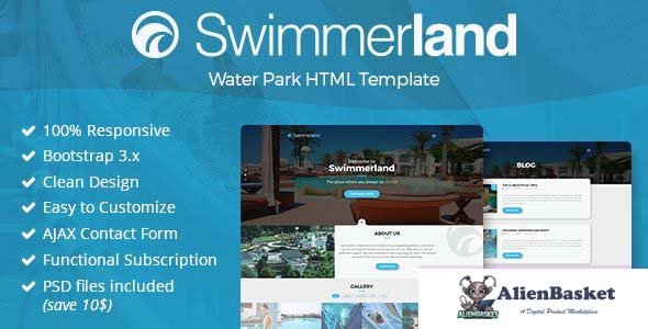 28673 Swimmerland v1.0 - Water Park HTML Template 