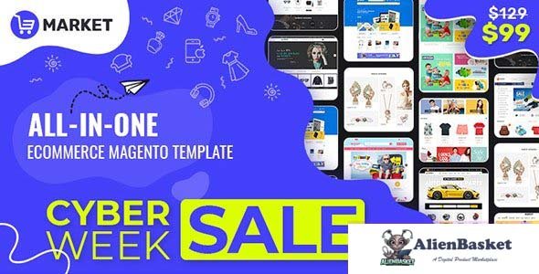 28704 Market v9.2.1 - All-in-One eCommerce Magento Theme (26+ Homepages, Mobile-Specific Layout) 