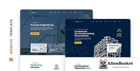 28744 Axial v1.0 – Construction Company Website Template 