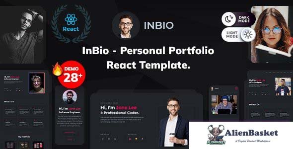 28743 InBio v1.0 - Personal Portfolio React Template 