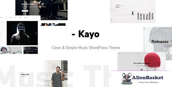 28754 Kayo v1.4.0 - Clean and Simple Music WordPress Theme 