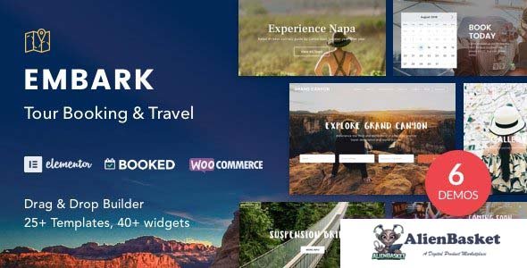 37944 Embark v1.4.4 - Tour Booking & Travel WordPress Theme 