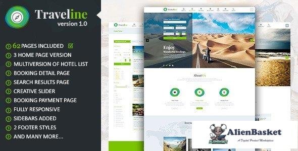 28796 Traveline v1.0 - Tour & Travel Hotel HTML Booking Template 