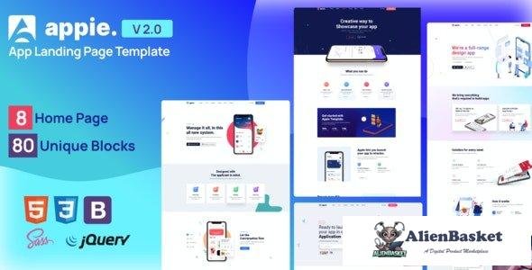 28800 Appie v2.0 - app landing page 