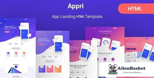 28945 Appri v1.0 - App Landing HTML5 Template 