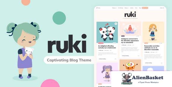 28956 Ruki v1.2.4 - A Captivating Personal Blog Theme 