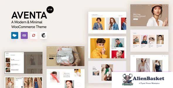 43394 Aventa v2.9.9 – Minimal WooCommerce theme 