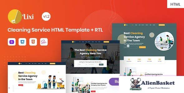 29001 Lixi v1.2 - Cleaning Service Company HTML Template 