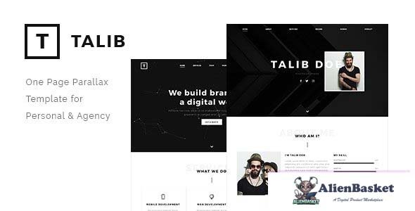 29036 Talib v1.0 - One Page Parallax Template for Personal & Agency 