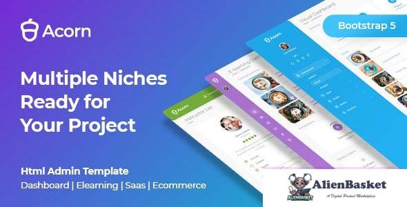 29041 Acorn v1.0.2 - Bootstrap 5 Html Laravel .Net Admin Template 