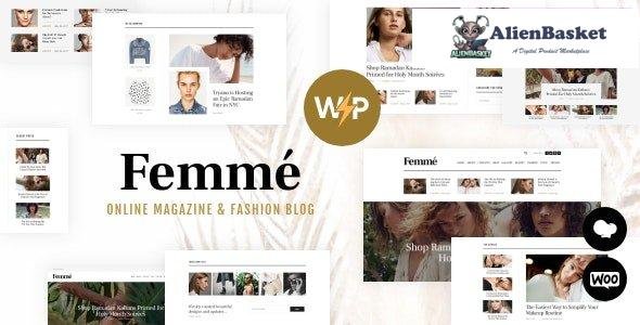 29053 Femme v1.3.2 - An Online Magazine & Fashion Blog WordPress Theme 