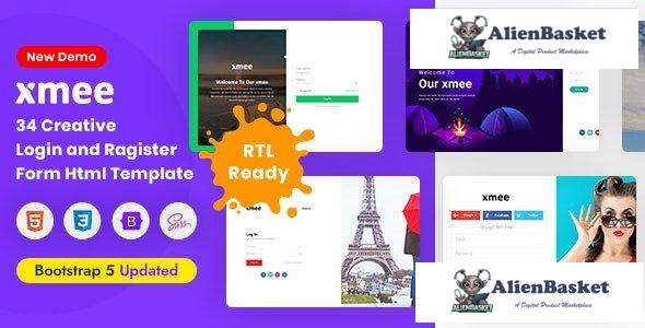 29061 Xmee v2.0 - Login and Register Form Html Templates 