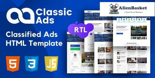 29068 Classicads v1.3 - Classified Ads HTML Template 