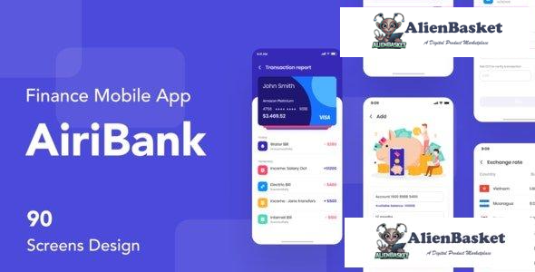 29074 AiriBank v1.0 - Finance Mobile App UI KIT 