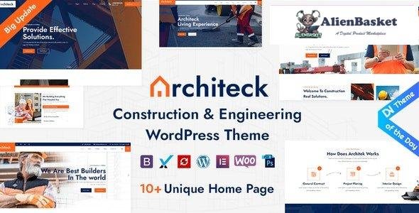 39373 Architeck v2.2 - Construction WordPress Theme 