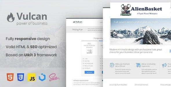 29088 Vulcan v2.0.0 - Minimalist Business HTML Template 