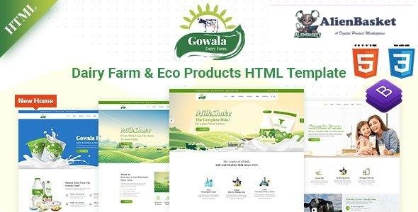 29092 Gowala v2.0.0 - Dairy Farm & Eco Products HTML Template 