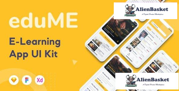 29093 Edume v1.0 - E Learning App Mobile UI Kit 
