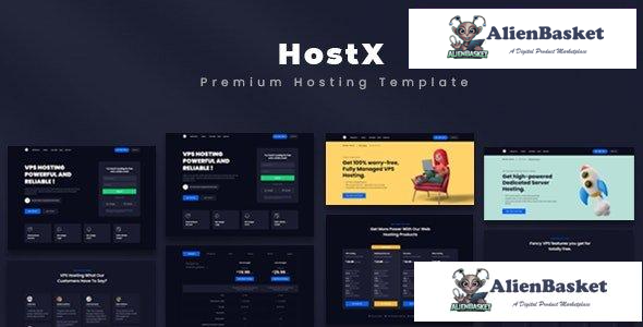 29094 HostX v2.0.5 - Premium Hosting Template 