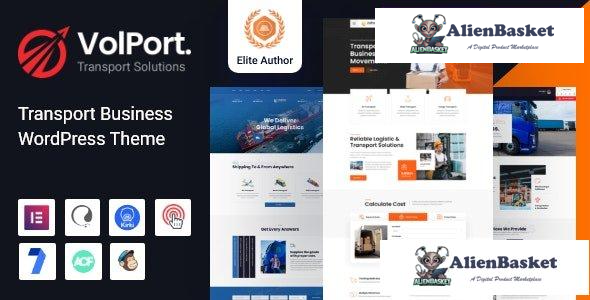 40442 Volport v1.1.0 - Logistics & Transport WordPress Theme 