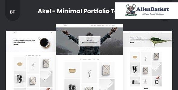 29189 Akel v1.0 - Minimal Portfolio Template 