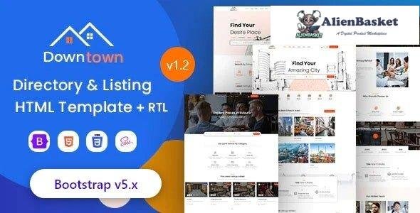 29200 Downtown v1.2 - Directory Listing Bootstrap 5 Template 