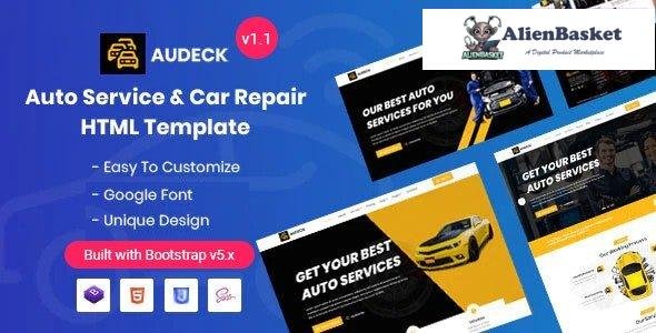 29204 Audeck v1.1 - Auto Servicing Bootstrap 5 Template 