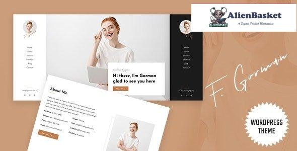 29209 Gorman v1.0 - Personal Portfolio WordPress Theme 