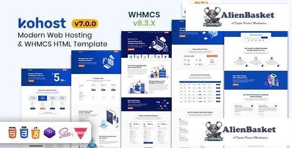 29239 Kohost v7.0 - Modern Web Hosting & WHMCS Template 