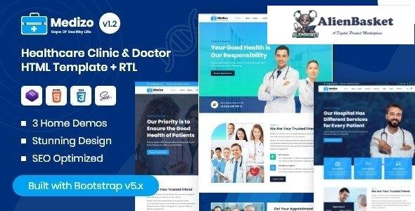 29267 Medizo v1.2 - Healthcare Clinic & Doctor HTML Template 
