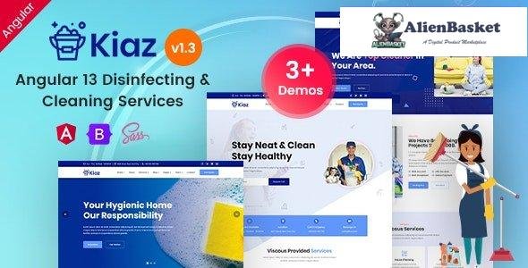 29270 Kiaz v1.3 - Angular 13 Disinfecting & Cleaning Services Template 