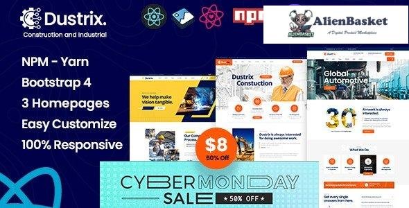 29279 Dustrix v1.0 - Construction & Industry React Template 