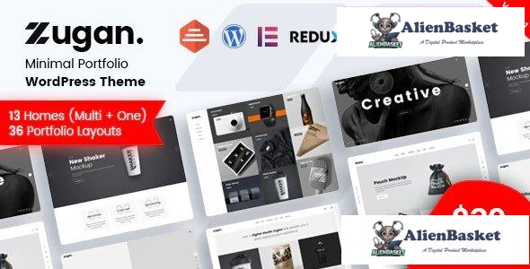29320 Zugan v1.5.14 - Minimal Portfolio WordPress Theme 