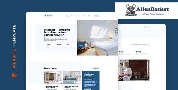 29356 Hosteller v1.0 – Hostel Booking Website Template 