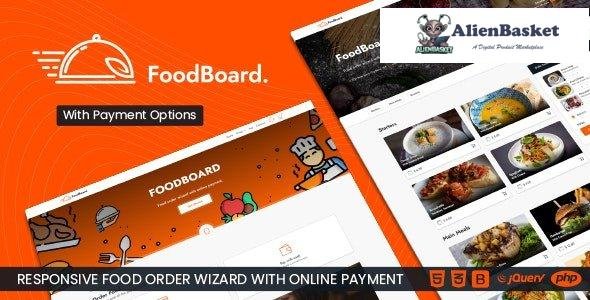 29409 FoodBoard v1.0 - Food Order Wizard with Online Payment 