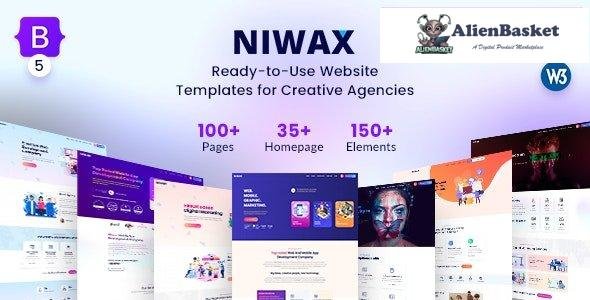 29415 Niwax v2.1 - Creative Agency & Portfolio HTML Template 