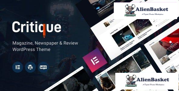 29491 Critique v1.0 - Magazine, Newspaper & Review WordPress Theme 