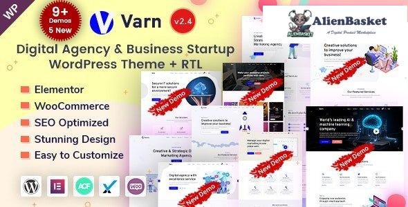 29537 Varn v2.4 - Elementor IT & SEO Agency WordPress Theme 