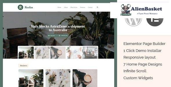 29611 Rovlex v1.0 - Blog Theme for Writers 