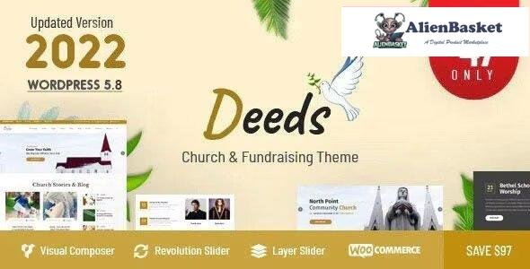 34443 Deeds v9.1 - Best Responsive Nonprofit Church WordPress Theme 