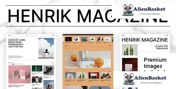 29706 Henrik v1.0.1 - Creative Magazine Theme 