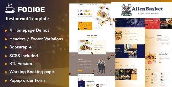 29725 Fodige v1.0 - Restaurant Cafe HTML Template 