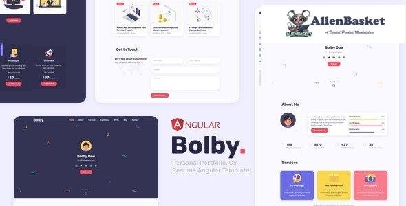 29734 Bolby v1.0 - Personal Portfolio Angular Template 