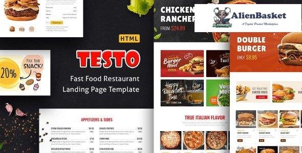 29851 Testo - Pizza Caffe Restaurant Bootstrap 5 & 4 HTML Template 