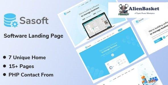 29853 Sasoft v1.0.4 - Software Landing Page 