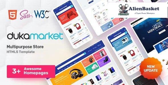 29880 Duka Market v1.0 - Multipurpose eCommerce HTML5 Template 