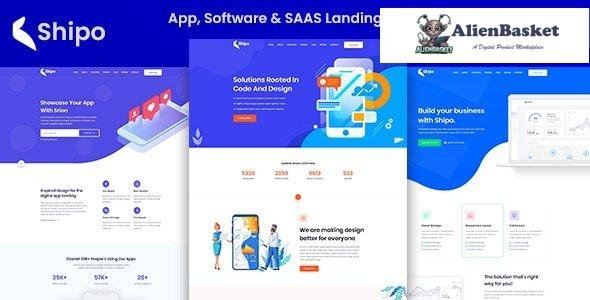 29901 Shipo v1.0 - App, Software & SAAS Landing Template 