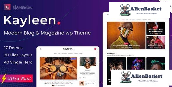 34200 Kayleen v2.0 - Blog & Magazine WordPress Theme 