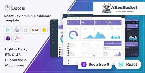 29916 Lexa v1.0.0 - React Admin & Dashboard Template 